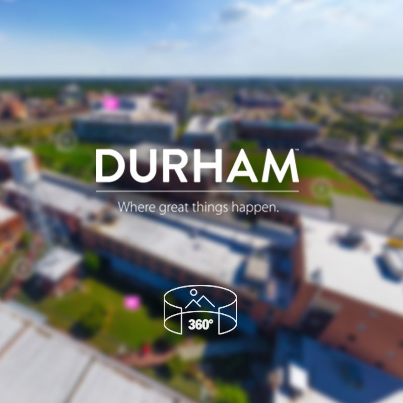 The Durham Convention and Visitors Bureau launches 360-degree, virtual tour of Durham, NC